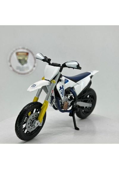 Husqvarna Fs 450 1:18 Diecast Model Motosiklet Detaylı Metal Maketna
