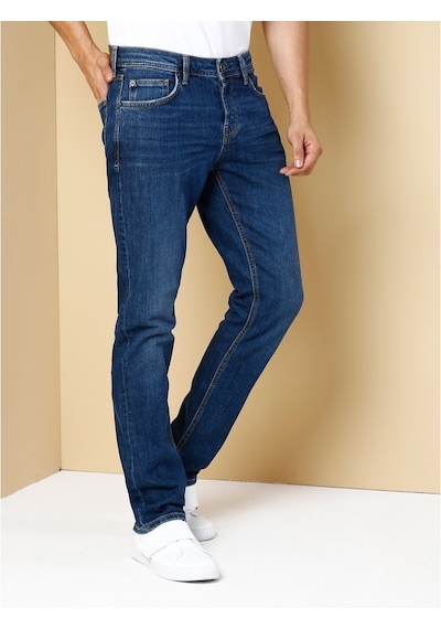 Colin's 044 Karl Düşük Bel Düz Paça Straight Fit Mavi Erkek Jean Pantolon CL1019141_q1.v1_DN04475