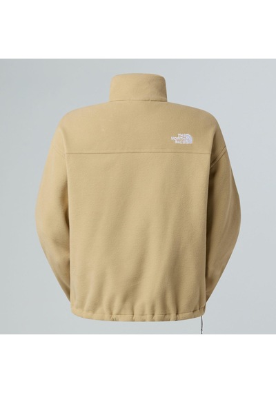 The North Face Kadın Glacier 1/2 Fermuarlı Kısa Polar Nf0a8d2clk51 Kahverengi