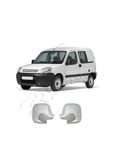 Citroen Berlingo Uyumlu 1996-2008 Ayna Kapağı 2 Parça Abs Krom Kaplama