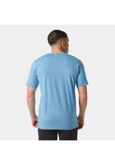 Helly Hansen Hh Tech Logo Erkek Kısa Kollu T-shirt Hha.63165.hha645 Mavi