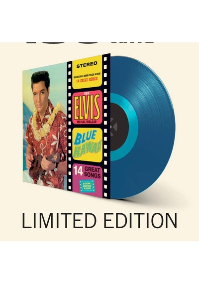 Elvis Presley - Blue Hawaii +1 Bonus Track - Limited Edition In Transparent Blue Vinyl. - Plak