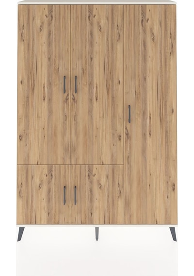 Arges Dolap 7 Raflı 5 Kapaklı Tek Askılı 132x30x195 Aytaşı-çam/antrasit Atlas Çam/antrasıt Arges Dolap 7 Raflı 5 Kapaklı Tek Askılı 132x30x195 Aytaşı-çam/antrasit Atlas Çam/antrasıt