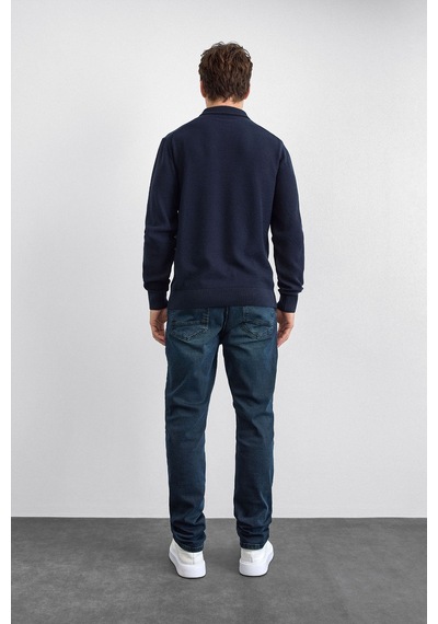 Back & Bond Erkek Polo Yaka Kazak B35w40029 119 Lacivert Lacivert