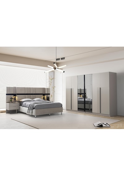 Ren 6 Kapaklı Gardırop %100 Mdf