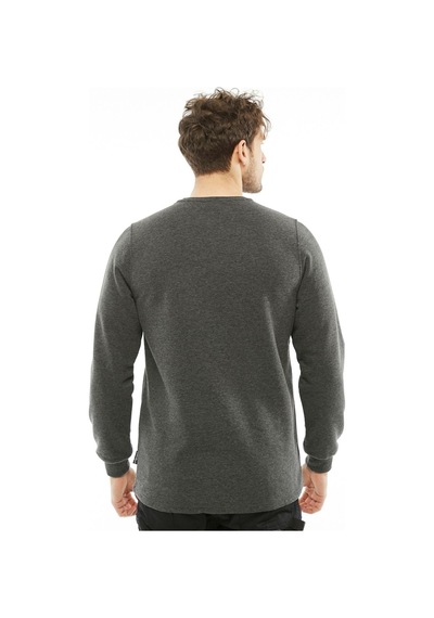 Uniprom Sweatshirt Bisiklet Yaka Içi Polarlı 3 Iplik Pamuklu Normal Kesim Erkek Antrasit