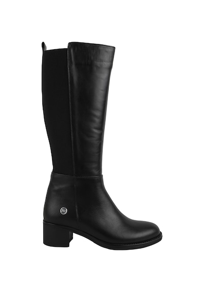Mamma Mia Mammamia Kadın Çizme 26k-2130 Siyah Hakiki Deri Arkası Esnek Lastikli Fermuarlı Rahat Alçak Kalın Topuk Kışlık Çizme Mamma Mia Mammamia Kadın Çizme 26k-2130 Siyah Hakiki Deri Arkası Esnek Lastikli Fermuarlı Rahat Alçak Kalın Topuk Kışlık Çizme