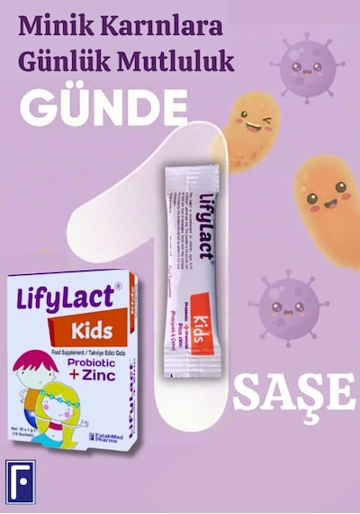 Lifylact Kids Probiyotik 3 x 10 Şase