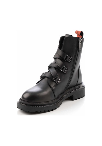 Harley Davidson Black Hakiki Deri Kadın Bot & Bootie Hd0777003003 Black