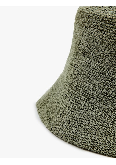 Koton Bucket Şapka Yeşil 6sak40093aa