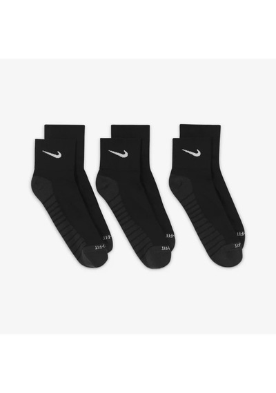 Nike Sx5549-010 Everyday Max Destekli Bilek Antrenman Çorapları 3 Çift Sıyah
