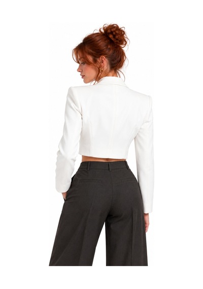 Saade Siyah-beyaz Kadın Regular Fit Kruvaze Kapama Dokuma Crop Blazer Ceket -şık & Spor 2li Paket Siyah - Beyaz Saade Siyah-beyaz Kadın Regular Fit Kruvaze Kapama Dokuma Crop Blazer Ceket -şık & Spor 2li Paket Siyah - Beyaz