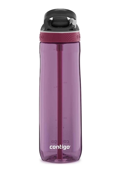 Contigo Ashland Tren Tek El Bas İç Kapaklı Su Matarası 720ml 2191382 - Mor Mor
