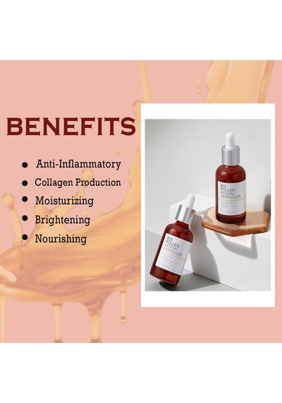 Arı Poleni İçeren Yoğun Besleyici Nemlendirici Ampul 40ml Bee Pollen Renew Ampouler