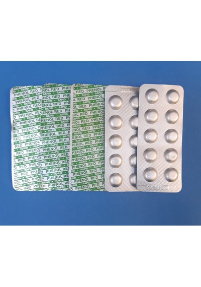 Havuz Suyu Ph Test Tableti Phenol Red 50 Tablet
