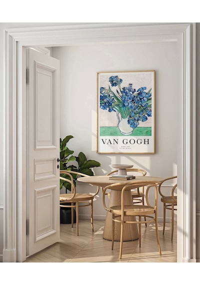 Çerçevesiz Poster Van Gogh Irıses No 2