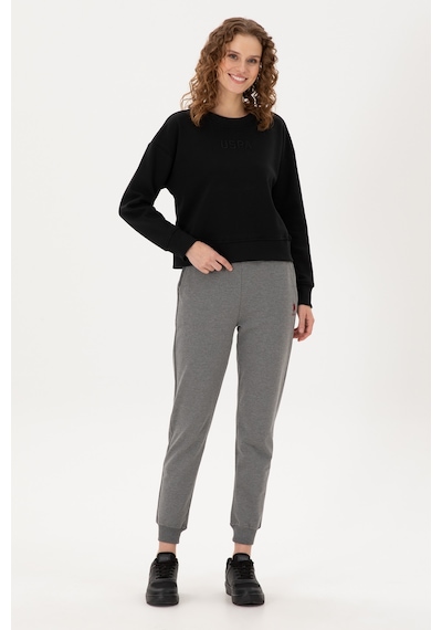 U.S. Polo Assn. Kadın Antrasit Melanj Jogger Eşofman Altı 50296934-VR081 U.S. Polo Assn. Kadın Antrasit Melanj Jogger Eşofman Altı 50296934-VR081