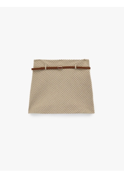 Koton Slim Fit A Kesim Kemer Detaylı Mini Ekose Etek Kahverengi Ekose 6sak70050pw Kahverengi Ekoseli Koton Slim Fit A Kesim Kemer Detaylı Mini Ekose Etek Kahverengi Ekose 6sak70050pw Kahverengi Ekoseli