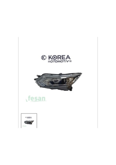 Nissan Qashqai 2017-2019 Sol Motorlu Far