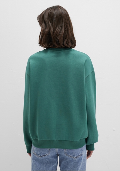 Mavi - Mavi Logo Baskılı Yeşil Sweatshirt 1s10372-71918 Yeşil