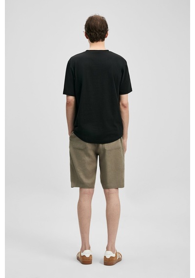 Lufian Junya Erkek T-shirt 111020312 Siyah