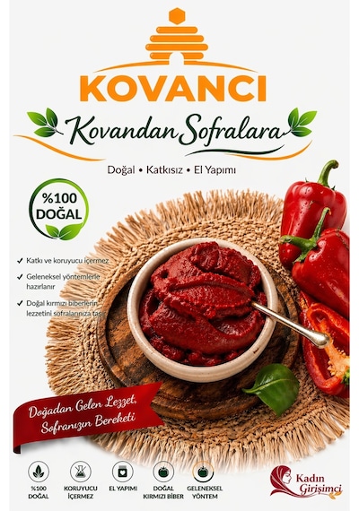 Biber Salçası %100 Doğal Katkısız Ev Yapımı Güneşte Kurutulmuş Salça