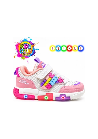 Cool Heros Işıklı Ortopedik Çocuk Spor Ayakkabı Pudra