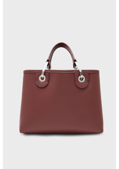 Emporio Armani Logolu Çıkarılabilir Askılı Çanta Kadın Çanta Ew000361 Af12036 M6453 Bordo