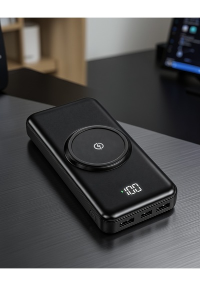 10000mah Dijital Göstergeli 4 Portlu Hızlı Şarjlı Powerbank Uczpw10powerbank1-1 Çok Renkli