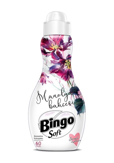 Bingo Soft Konsantre Çamaşır Yumuşatıcısı Manolya Bahçesi 1440 ML