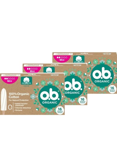Organic Mini Tampon 16lı