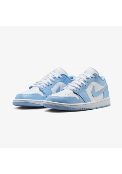 Nike Air Jordan 1 Low Whıte Aluminum-sportxoutlet Beyaz - Mavi