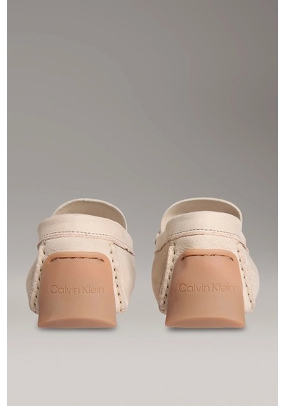 Calvin Klein Nubuk Penny Driver Erkek Bej Sneaker Hm0hm01866-ace Bej