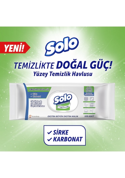 Solo Okaliptus Çam Esintisi Yüzey Temizlik Havlusu 3'lü