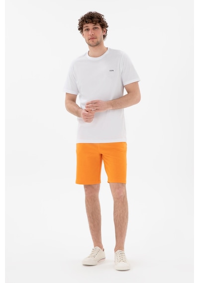 U.s. Polo Assn. Erkek Turuncu Şort Örme 50279579-vr051 Turuncu