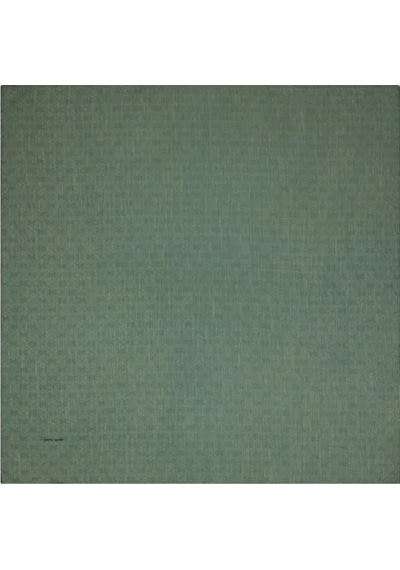 Pierre Cardin Logolu İpek Koton Jakar Eşarp - 8933984 Mint Yeşili - 955