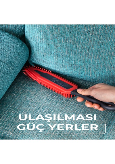 Vld0000000469 Vileda Pet Pro Elektrostatik Tüy Toplayıcı Fırça, Dar Alanlar İçin İdeal, Yıkanabilir, Uzun Ömürlü Vileda