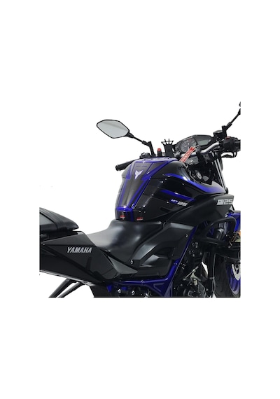 GP Kompozit Yamaha MT-25 2015-2019 Uyumlu Tank Pad Seti Siyah-Gri
