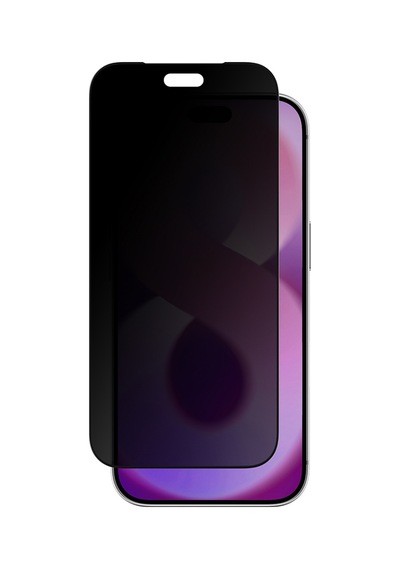 Apple iPhone Uyumlu 18 Pro Max Amazingthing Radix Privacy Parmak İzi Bırakmayan Temperli Cam Ekran Koruyucu Siyah