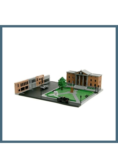Bezos Geleceğe Dönüş Saat Kulesi Nano Sahnesi Diorama Modellemesi Agc