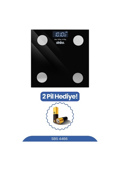 Sbs-4466 Akıllı Bluetooth Baskül Vücut Yağ &amp Bmı Ölçer, Mobil Uygulamalı