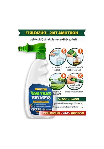 Hortum Ucu Ve Sıvı Gübre Seti, Bahçe Bitkileri İçin Uygun 0.75 LT - 2.5 LT - 12 KG