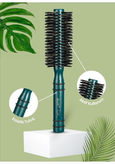 Elsa Professional 0.18 Yeşil Saç Fırçası