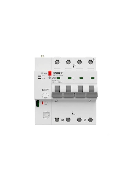 Onoff Tuya Wifi Akıllı 3 Fazlı Yüksek Voltaj Düşük Voltaj Kaçak Akım Güc Tüketimi Zamanlama Uzaktan Kontrol Sigorta 100 Amper Grd9s-f100wl