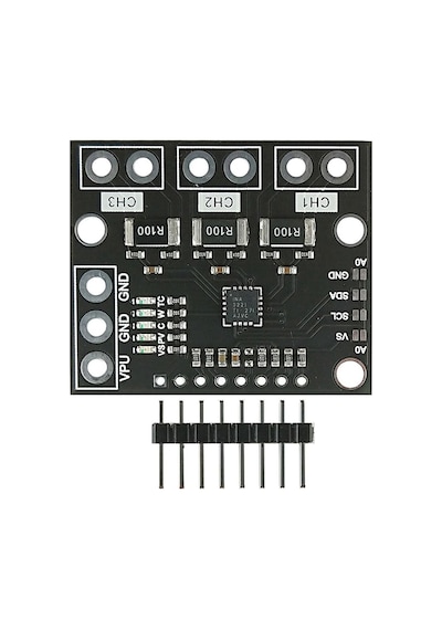 3 Kanal Ina3221 Voltaj Akım Güç Izleme Sensör Modülü 26v 100a Iıc Haberleşme Yüksek Hassasiyet