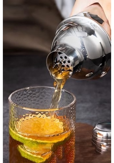 Komple Çelik 500 Ml Shaker Kokteyl Hazırlama Kabı Bardağı Cin344 Açık 03834516