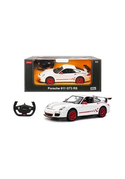 Rastar 1:14 Porsche Gt3 Rs Uzaktan Kumandalı Işıklı Araba Beyaz S00042800 Çok Renkli