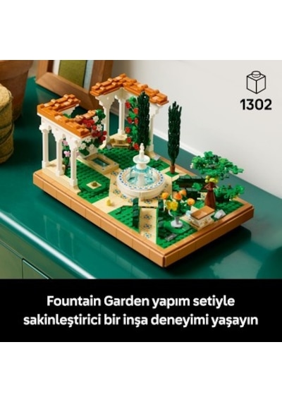 Fıskiyeli Bahçe Model Yapım Seti, Yetişkinler İçin