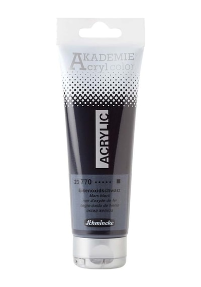 Schmincke : Akademie Akrilik Boya : : 120 Ml 770 Mars Black