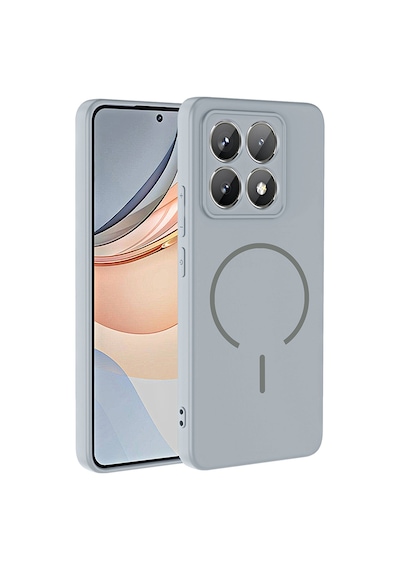 Xiaomi 14t Kılıf Magsafe Destekli Kamera Korumalı Yumuşak Silikon Pazarplus Turuncu